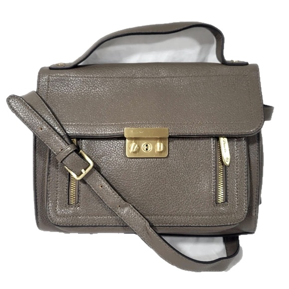 COPY - Philip Lim Crossbody Grey Taupe Purse Bag - Picture 1 of 9